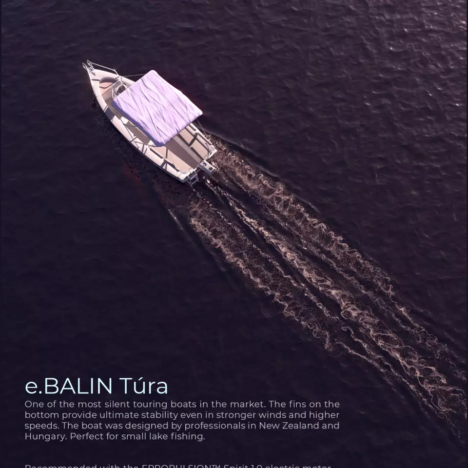 e.BALIN sporting boat ad